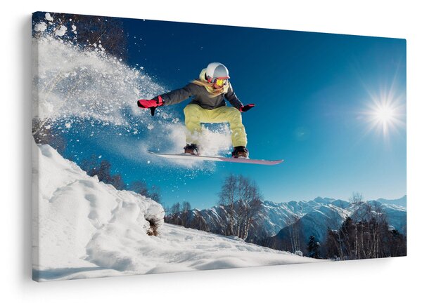 Obraz - Snowboardista (90x60 cm)