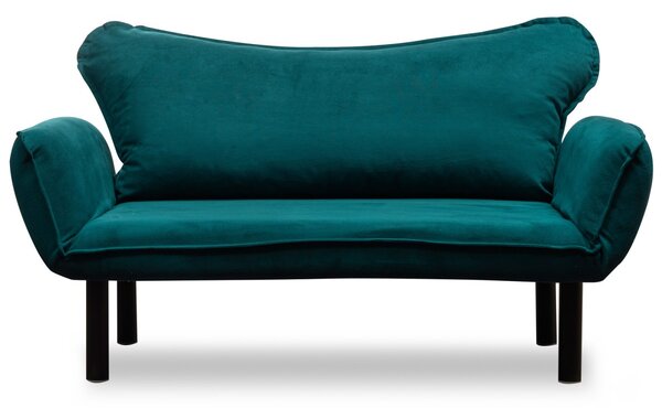 Hanah Home 2-miestna pohovka Chatto 140 cm petrolejová