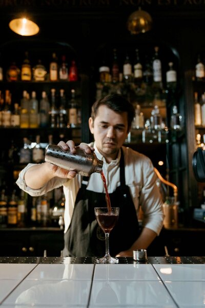 TZB Barmanská súprava 17 ks GASTON strieborná