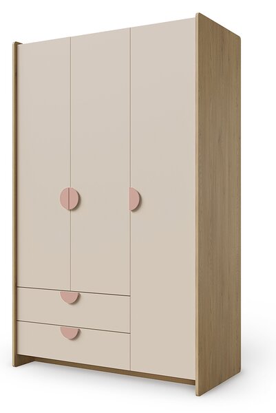 Šatníková skriňa Lexi 123x198x60 - ružová