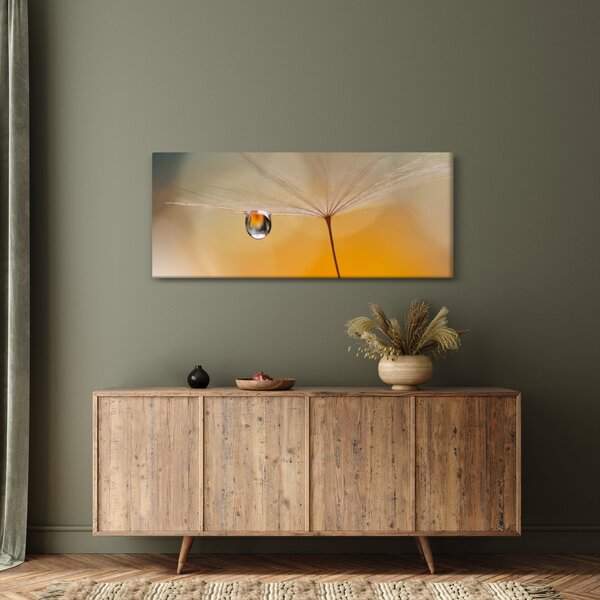 Obraz - Makro kvetu (120x50 cm)