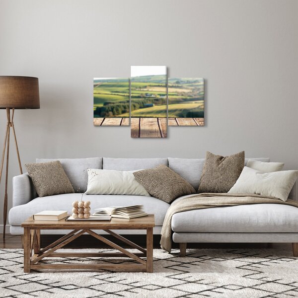 Obraz - Výhľad na krajinu (90x60 cm)