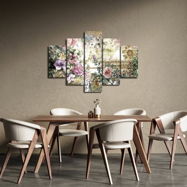 Obraz - Dizajnové kvety (150x105 cm)