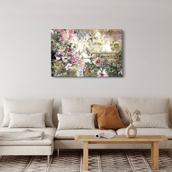 Obraz - Dizajnové kvety (90x60 cm)