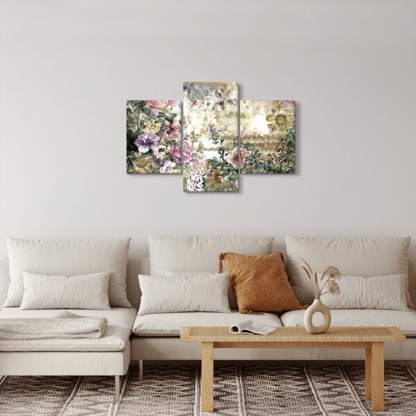 Obraz - Dizajnové kvety (90x60 cm)