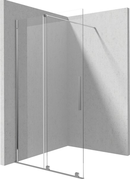 Deante Prizma stena sprchového kúta walk -in 120 cm chróm lesklý/sklo priehľadné KTJ_032R