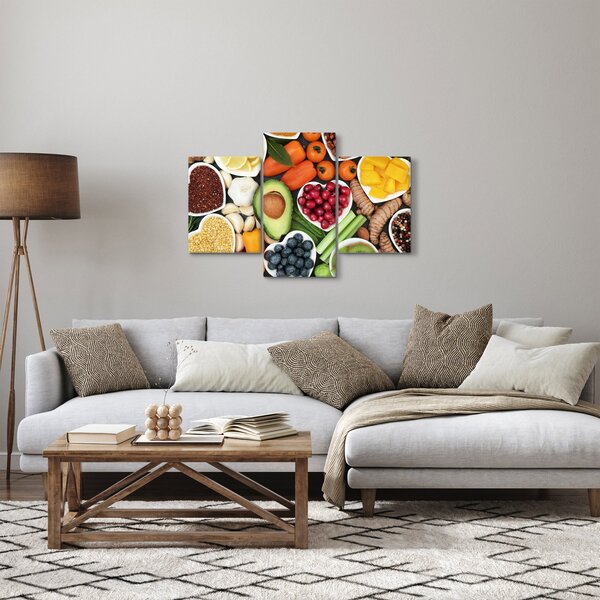 Obraz - Zdravé potraviny (90x60 cm)