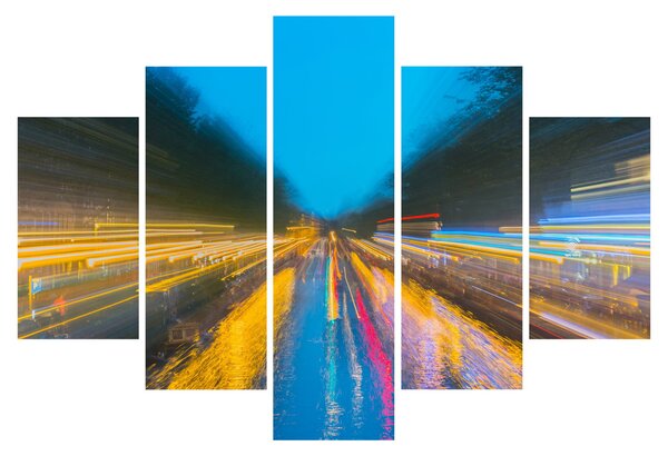Obraz - Maľba abstrakcie (150x105 cm)