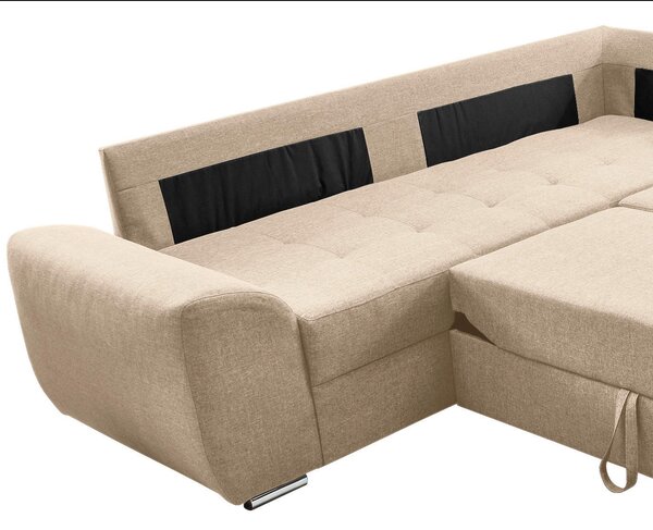 SEDACIA SÚPRAVA, textil, béžová Livetastic - Sedačky, Online Only