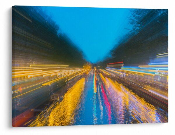 Obraz - Maľba abstrakcie (70x50 cm)