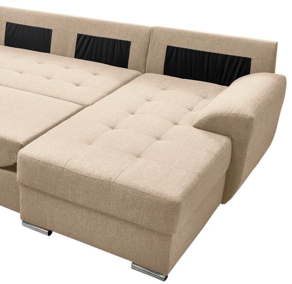 SEDACIA SÚPRAVA, textil, béžová Livetastic - Sedačky, Online Only