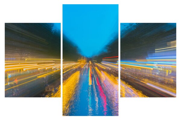 Obraz - Maľba abstrakcie (90x60 cm)