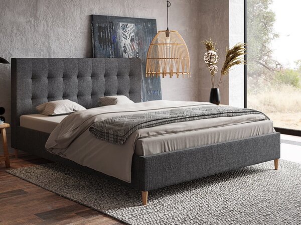 - Čalúnená posteľ LUX IV ROZMER: Pre matrac 120 x 200 cm, FARBA NÔH: wenge
