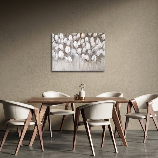 Obraz - Štruktúrované tulipány (70x50 cm)