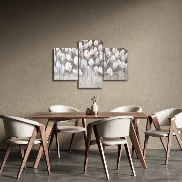 Obraz - Štruktúrované tulipány (90x60 cm)