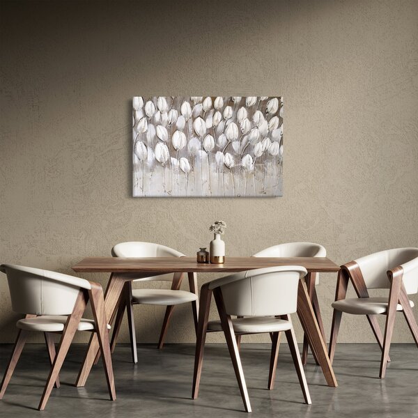 Obraz - Štruktúrované tulipány (90x60 cm)