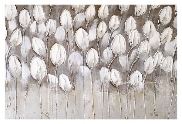 Obraz - Štruktúrované tulipány (90x60 cm)