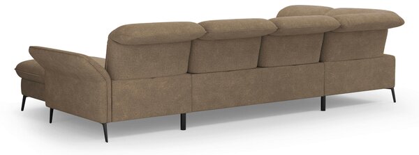 SEDACIA SÚPRAVA, textil, svetlohnedá Sit & More - Sedačky, Online Only