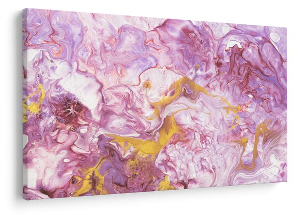 Obraz - Ružová abstrakcia (90x60 cm)