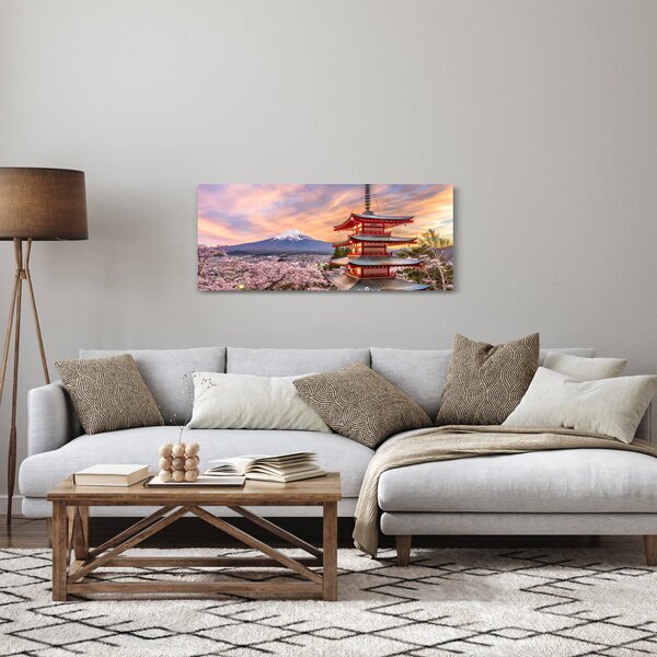 Obraz - Fudži, Japonsko (120x50 cm)
