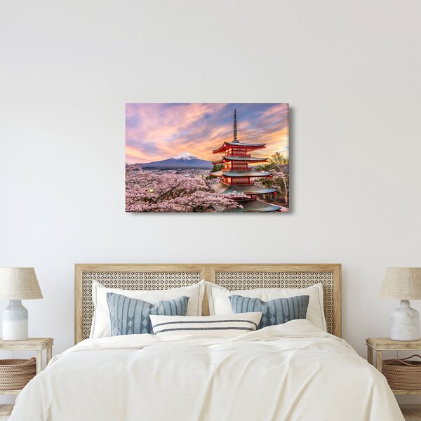Obraz - Fudži, Japonsko (90x60 cm)