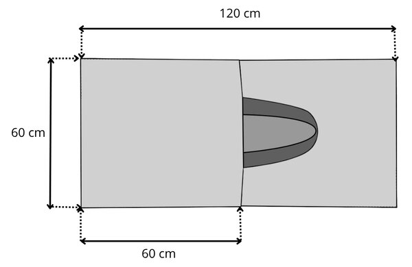 Detské pončo SWEETIE ružové 60x120 cm