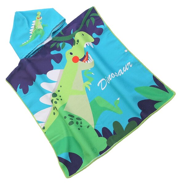 Detské pončo DINOSAUR farebné Rozmer: 60 x 120 cm