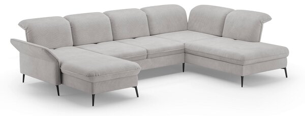 SEDACIA SÚPRAVA, textil, strieborná Sit & More - Sedačky, Online Only