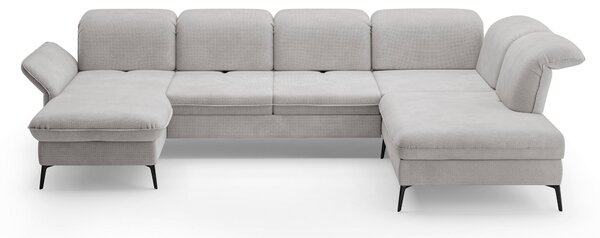 SEDACIA SÚPRAVA, textil, strieborná Sit & More - Sedačky, Online Only