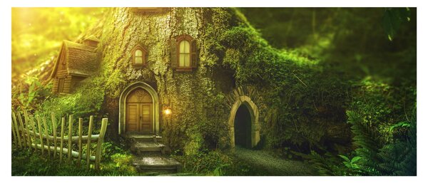 Obraz - Rozprávkový les (120x50 cm)
