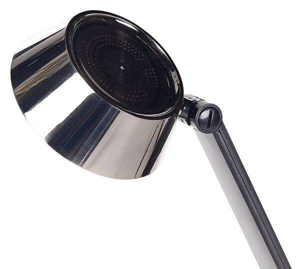 LED stolová lampa mosadzná kovová kancelárska lampa s nastaviteľným ramenom a stmievačom USB port