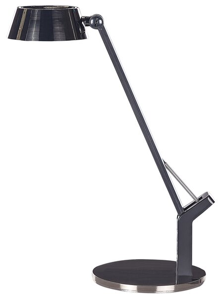 LED stolová lampa mosadzná kovová kancelárska lampa s nastaviteľným ramenom a stmievačom USB port