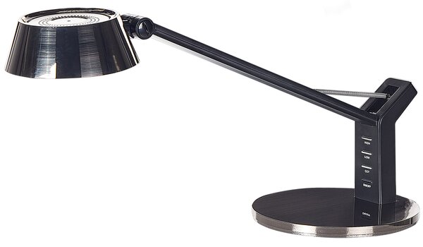 LED stolová lampa mosadzná kovová kancelárska lampa s nastaviteľným ramenom a stmievačom USB port