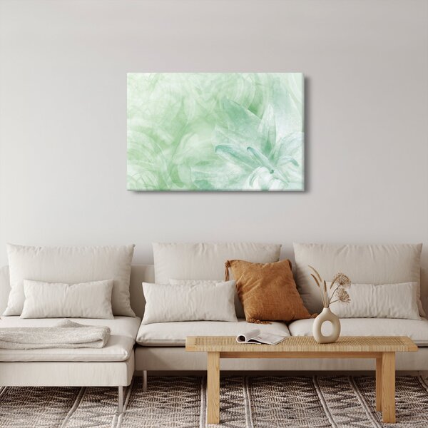 Obraz - Zelený kvet (90x60 cm)