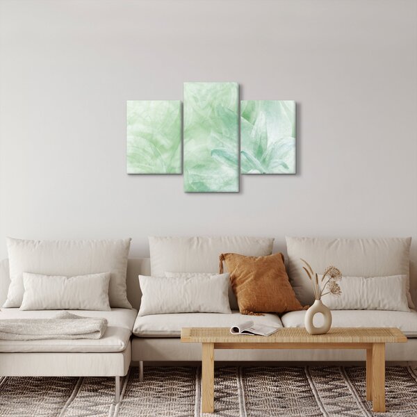 Obraz - Zelený kvet (90x60 cm)