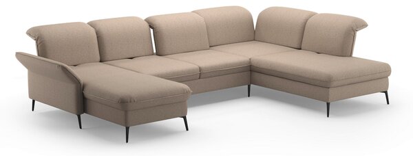 SEDACIA SÚPRAVA, textil, taupe Sit & More - Sedačky, Online Only