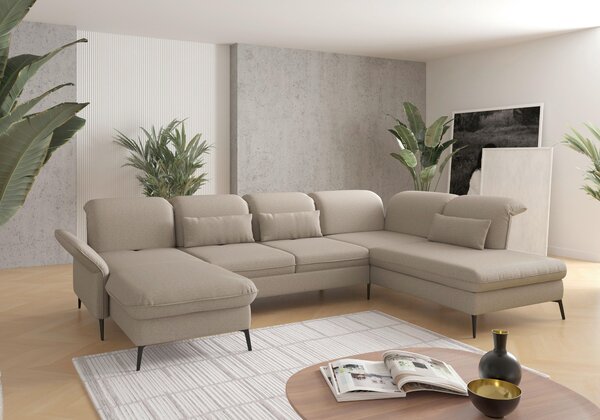 SEDACIA SÚPRAVA, textil, taupe Sit & More - Sedačky, Online Only