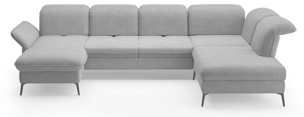 SEDACIA SÚPRAVA, textil, sivá Sit & More - Sedačky, Online Only