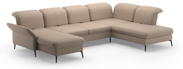 SEDACIA SÚPRAVA, textil, taupe Sit & More - Sedačky, Online Only