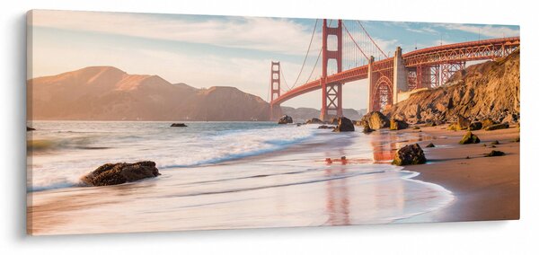 Obraz - Golden Gate Bridge (120x50 cm)