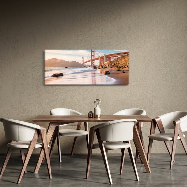 Obraz - Golden Gate Bridge (120x50 cm)