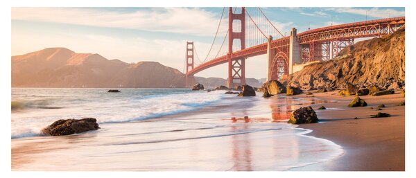 Obraz - Golden Gate Bridge (120x50 cm)