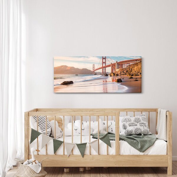 Obraz - Golden Gate Bridge (120x50 cm)
