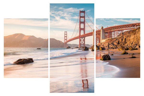 Obraz - Golden Gate Bridge (90x60 cm)