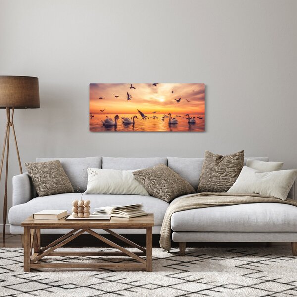 Obraz - Labute (120x50 cm)