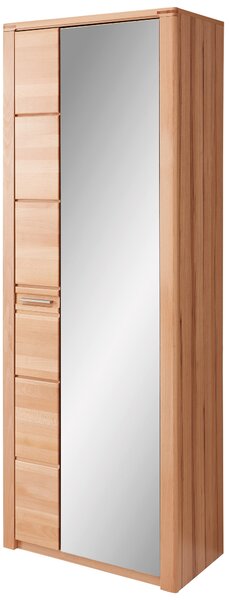 PREDSIEŇOVÁ SKRIŇA, farba buka, jadrový buk, 74/201/40 cm Linea Natura - Skrine, Online Only