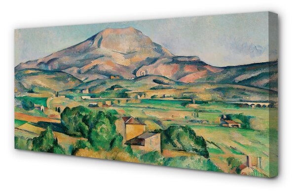 Obraz canvas Hora sv. Viktória - Paul Cézanne 125x50 cm