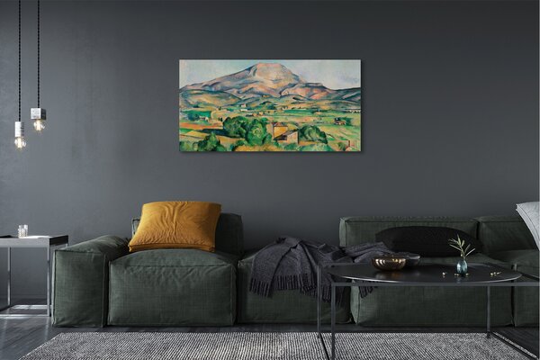 Obraz canvas Hora sv. Viktória - Paul Cézanne 125x50 cm