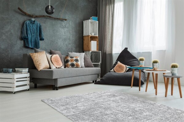TKANÝ KOBEREC, 80/150 cm sivá, strieborná Kayoom - Online Only bytové doplnky, Online Only