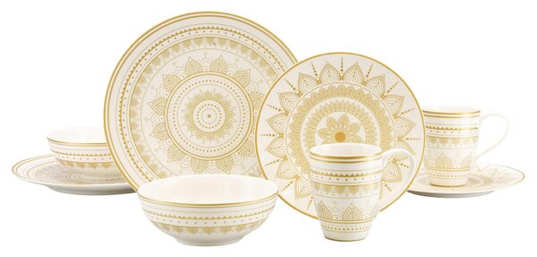 KOMBINOVANÝ SERVIS, 8-dielne, kamenina Creatable - Online Only bytové doplnky, Online Only